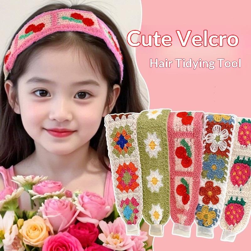 Headband Summer Knit - Ikat kepala wanita dengan motif bunga,