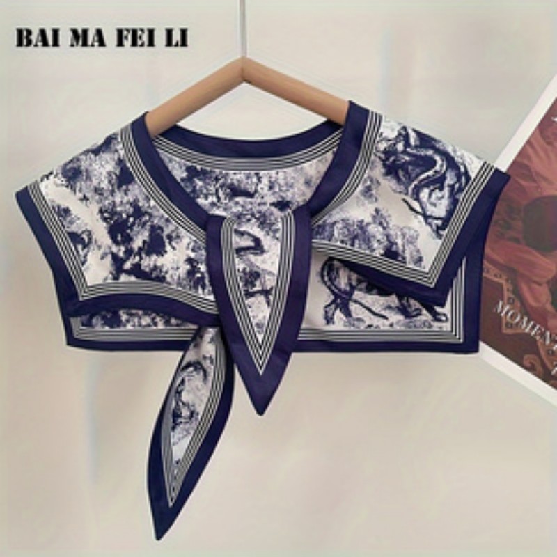 Blouse Off Shoulder - Syal Sutra Serbaguna Wanita untuk Musim