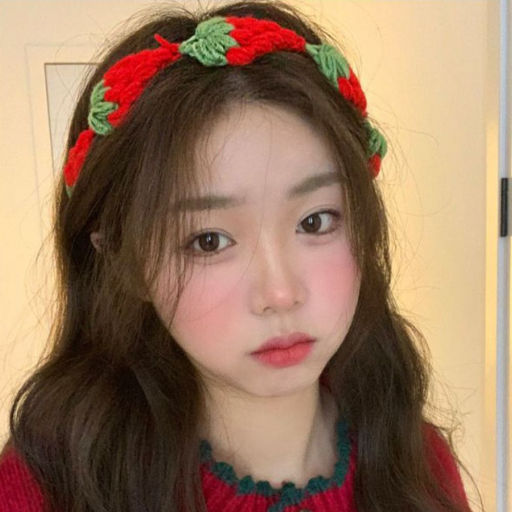 Headband rajutan Prancis imut  - Headband Summer Knit ulasan dan harga