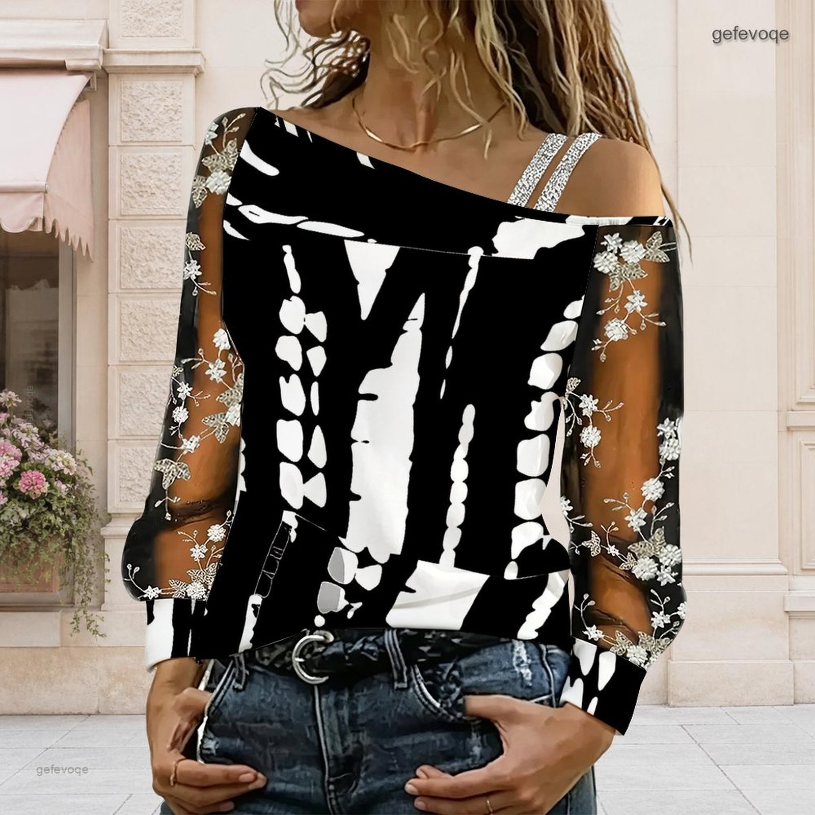 Blus Wanita Off Shoulder Asime - Blouse Off Shoulder ulasan dan harga