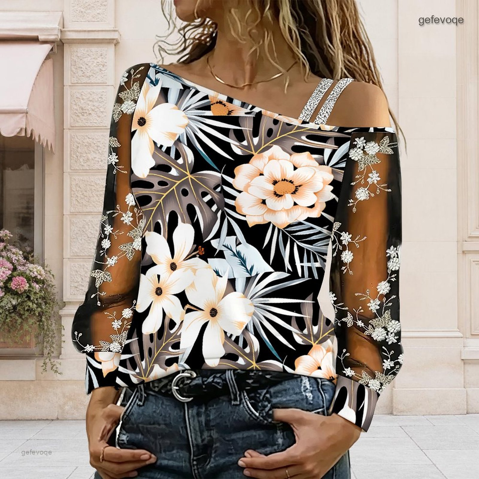 Blus Wanita Off Shoulder Asime - Blouse Off Shoulder ulasan dan harga