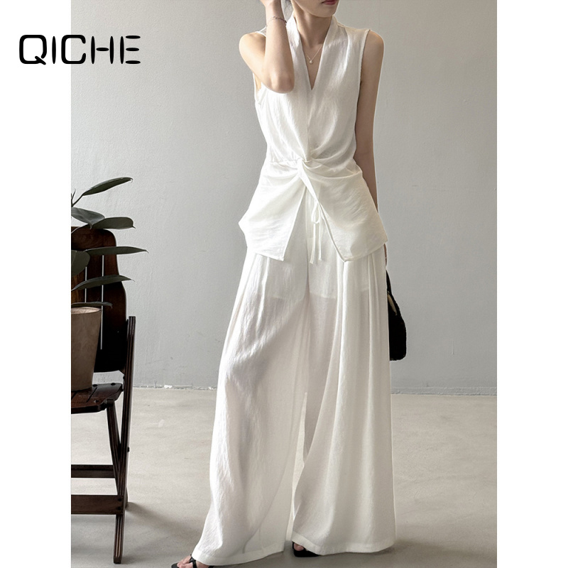 QICHE 2026 Setelan 2 Potong El - Linen Pant Wide ulasan dan harga