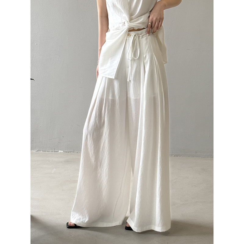 QICHE 2026 Setelan 2 Potong El - Linen Pant Wide ulasan dan harga