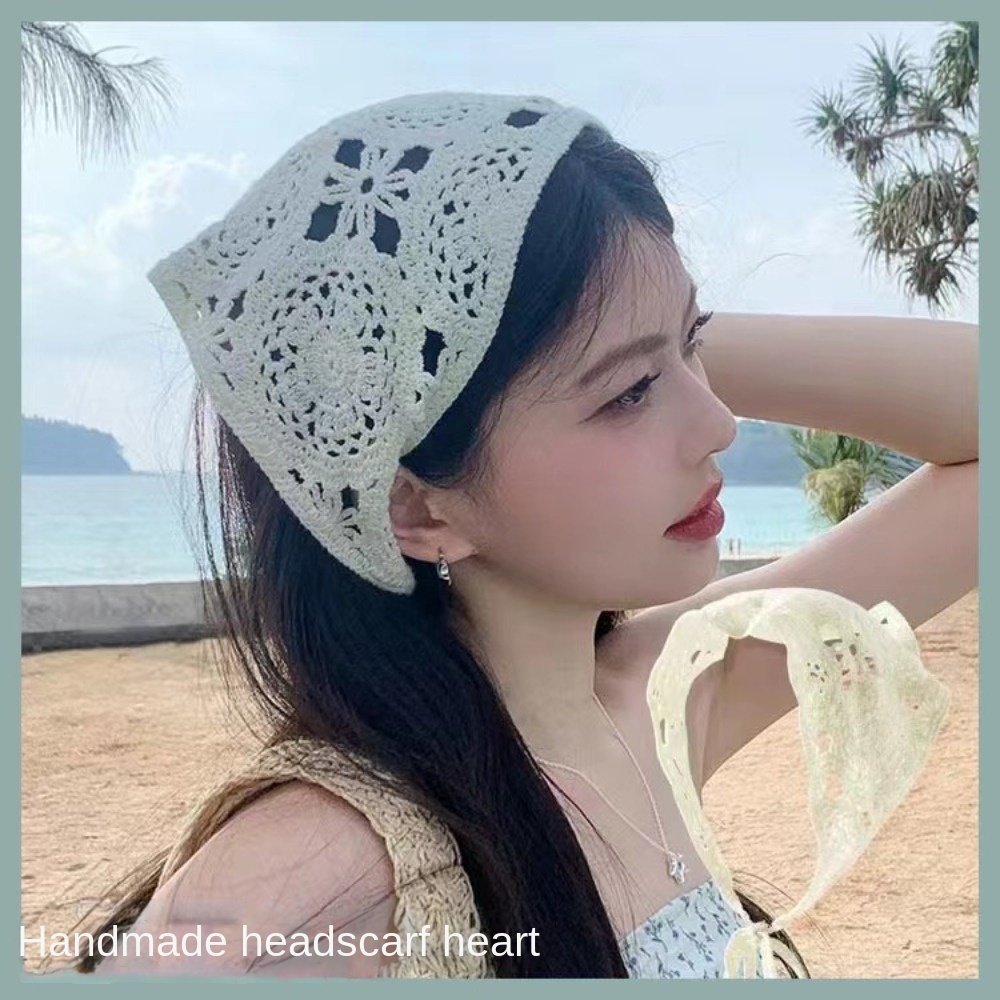 Hollow bunga Headband Fashion  - Headband Summer Knit ulasan dan harga