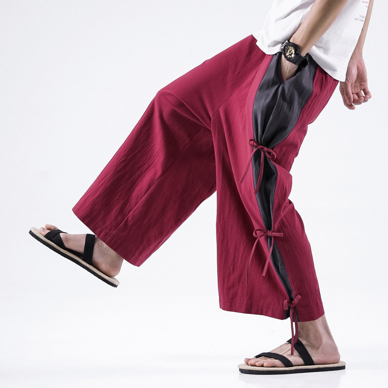 Celana panjang pria ukuran bes - Linen Pant Wide ulasan dan harga