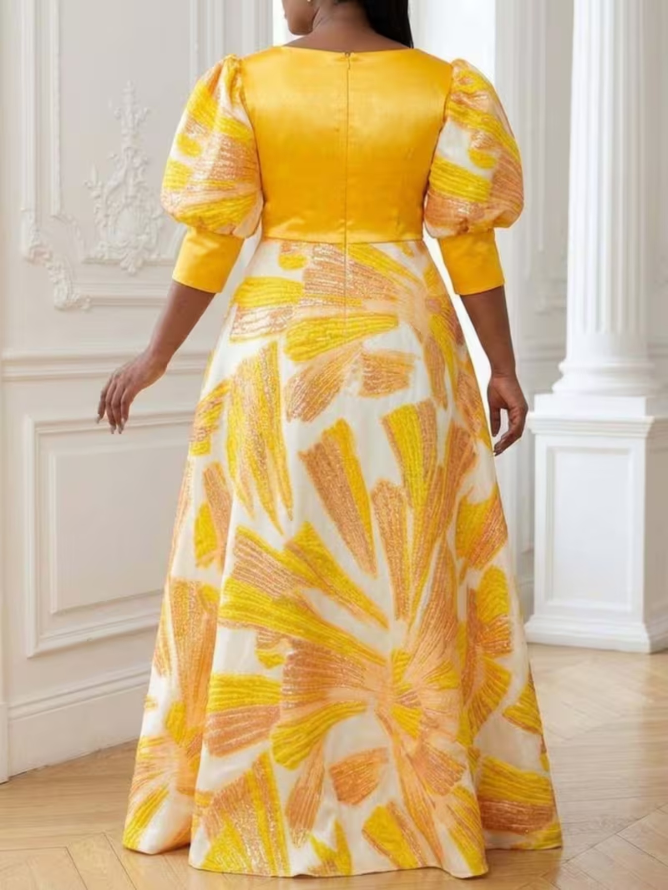 Gaun Maxi Satin Bermotif untuk - Romper Floral Print ulasan dan harga