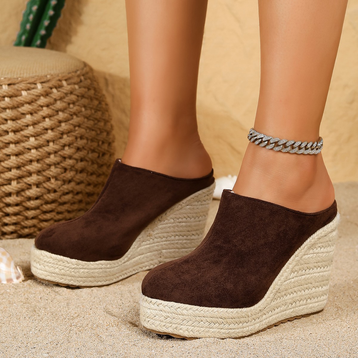 RYAMAG Sandal Wedge Nyaman unt - Wedge Espadrille Women ulasan dan harga