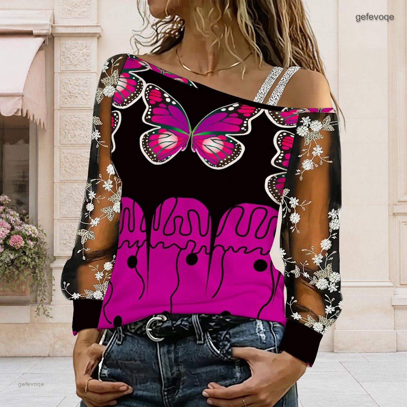 Blus Wanita Off Shoulder Asime - Blouse Off Shoulder ulasan dan harga