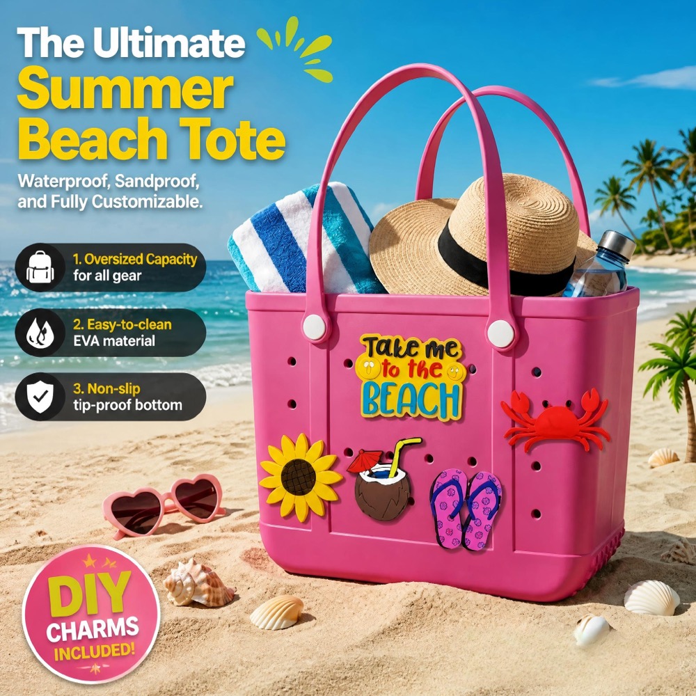 Tas Tangan Pantai EVA Besar un - Tote Bag Beach ulasan dan harga