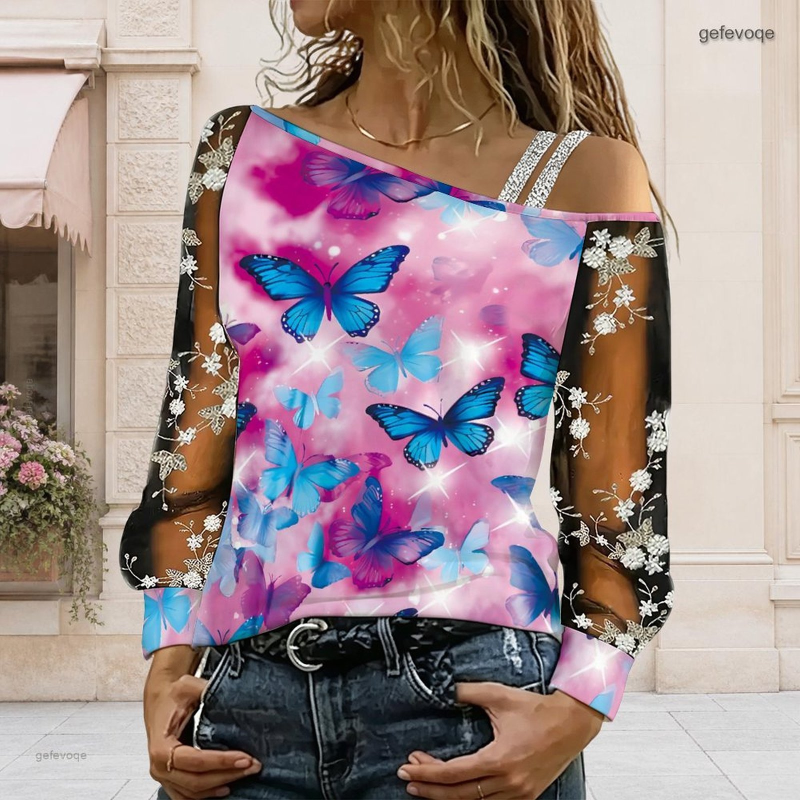 Blus Wanita Off Shoulder Asime - Blouse Off Shoulder ulasan dan harga