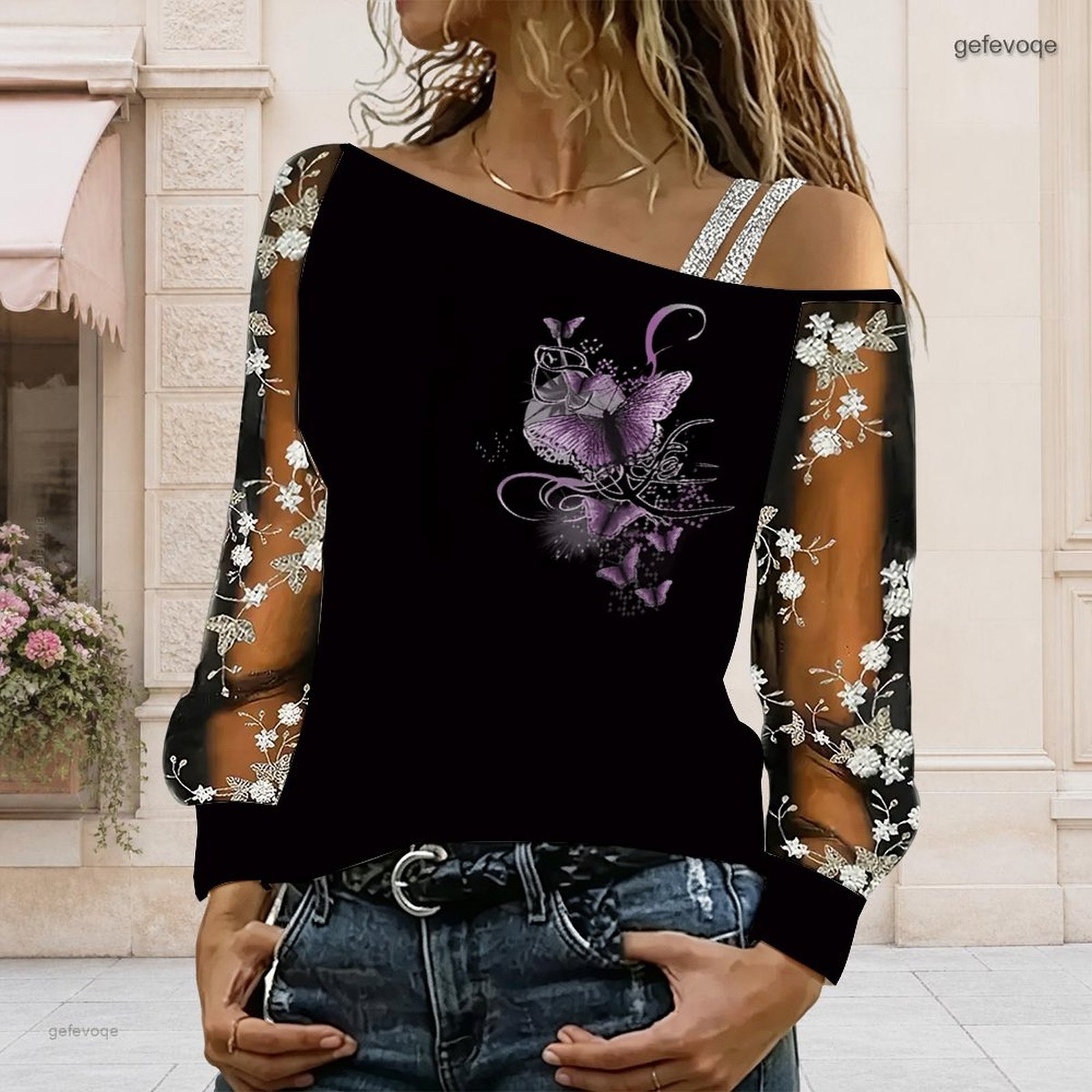 Blus Wanita Off Shoulder Asime - Blouse Off Shoulder ulasan dan harga