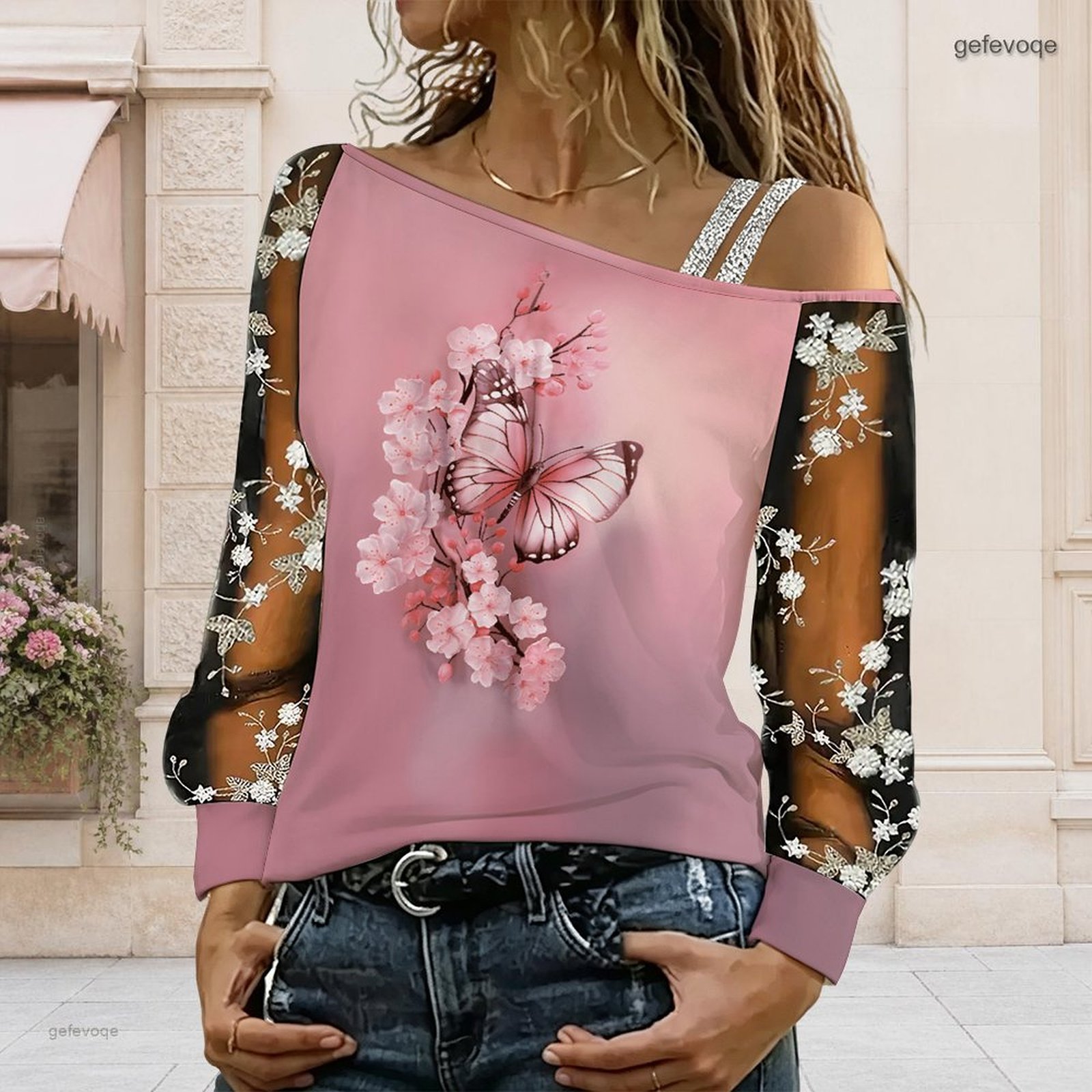 Blus Wanita Off Shoulder Asime - Blouse Off Shoulder ulasan dan harga