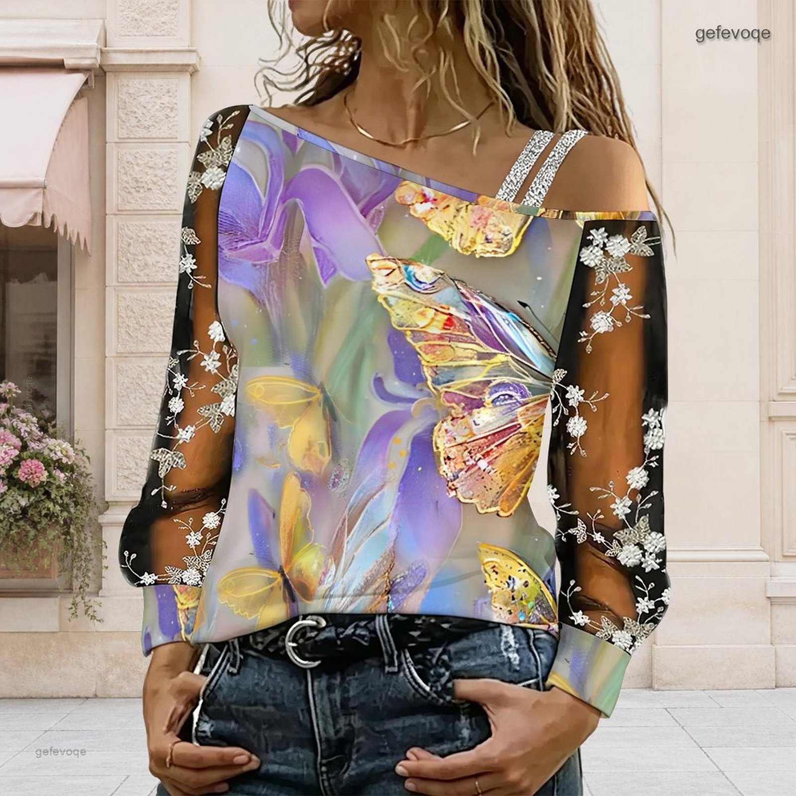 Blus Wanita Off Shoulder Asime - Blouse Off Shoulder ulasan dan harga